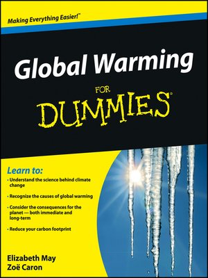 cover image of Global Warming For Dummies